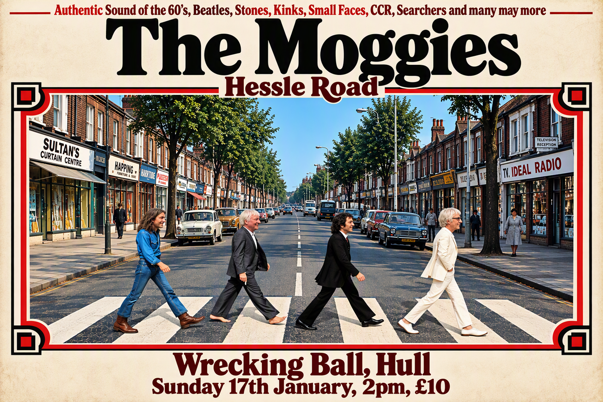 The Moggies - Sounds of the 60's show Sun Jan 17th 2027 2pm-4pm