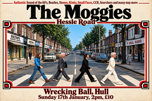 The Moggies -  Sounds of the 60's show       Sun Jan 17th 2027  2pm-4pm