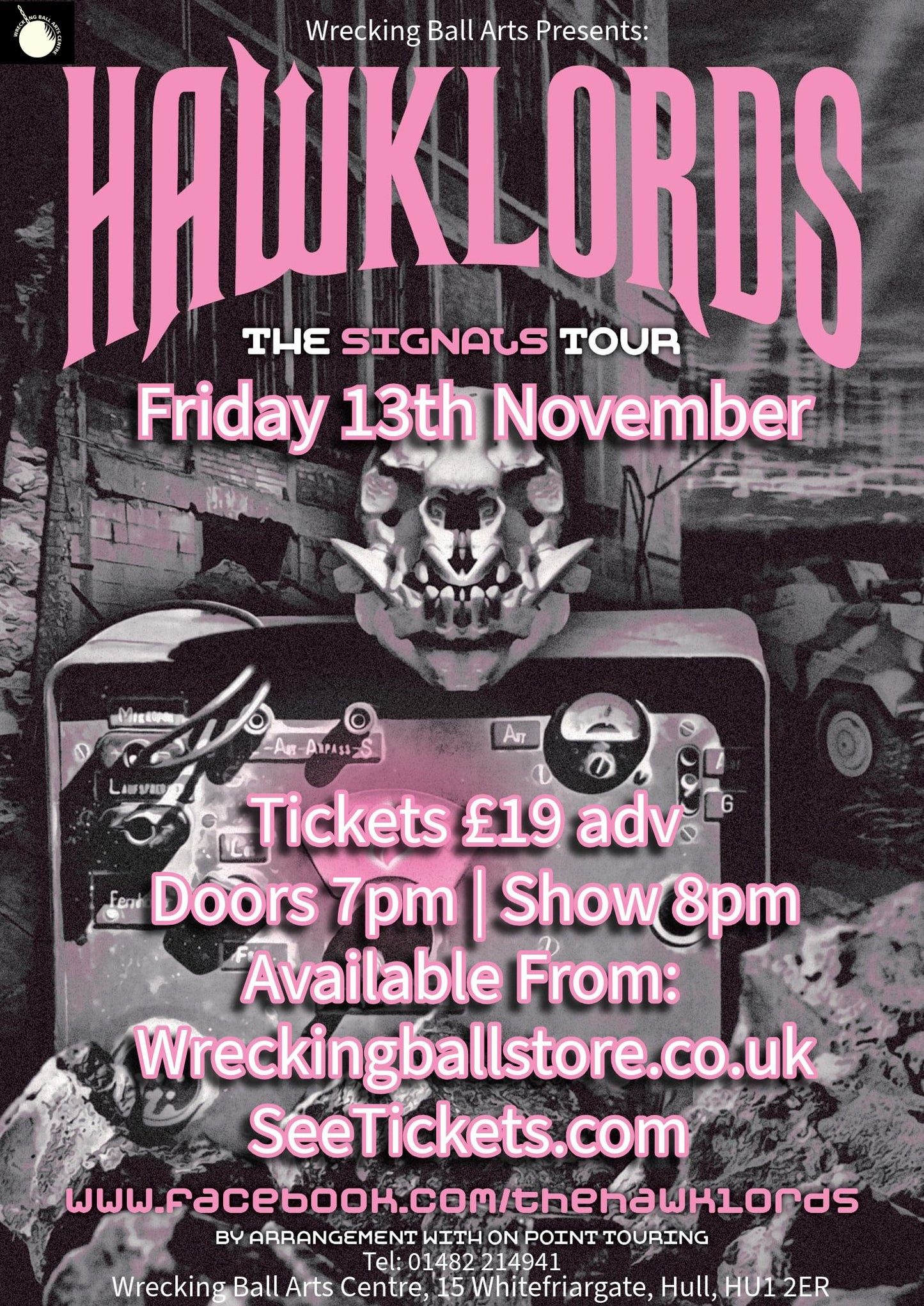 Hawklords  -  Fri Nov 13th 2026  8pm-10pm