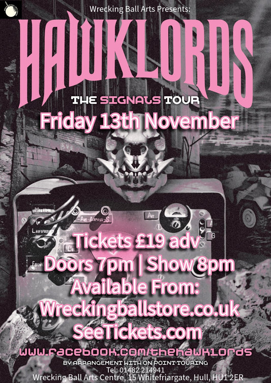 Hawklords  -  Fri Nov 13th 2026  8pm-10pm