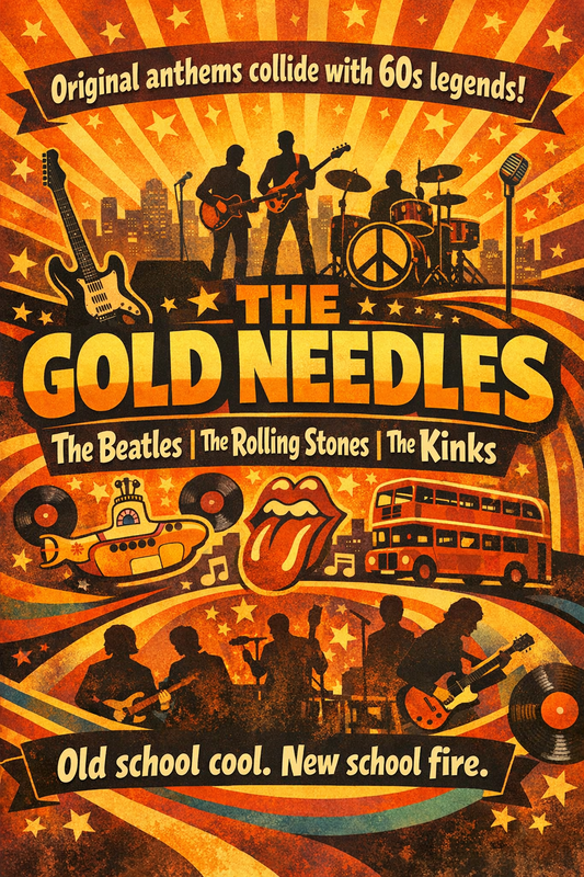 The Gold Needles   -  Sun Oct 25th 2026 2pm-4pm
