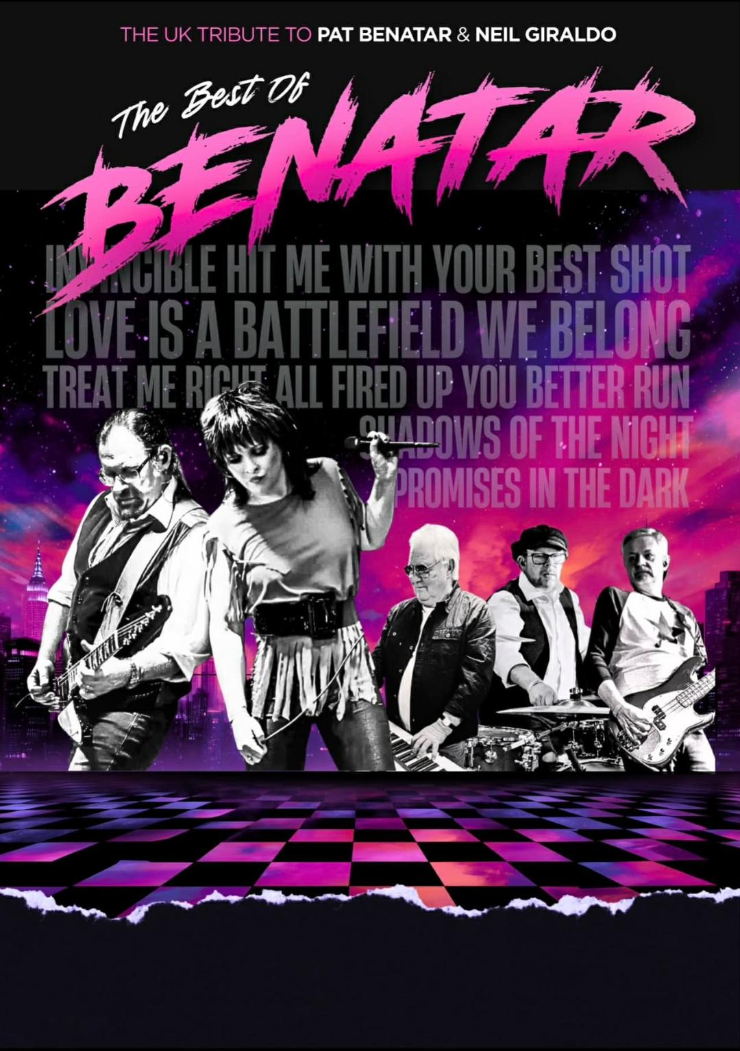 The Best Of Benatar - Pat Benatar Tribute  Sat Oct 3rd 2026  8pm-10pm